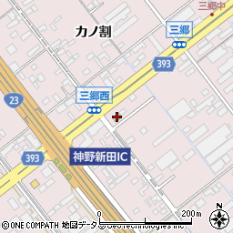 ファミリーマート豊橋神野南店周辺の地図
