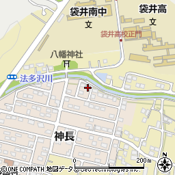 静岡県袋井市神長30-4周辺の地図