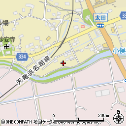 静岡県湖西市太田886周辺の地図