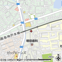 兵庫県芦屋市親王塚町14-19周辺の地図