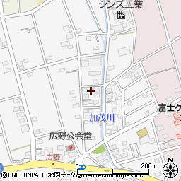 静岡県磐田市富丘145周辺の地図