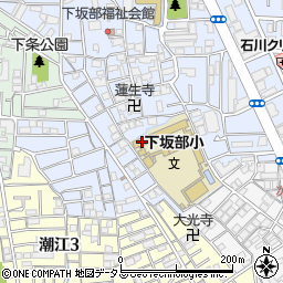 尼崎市立児童福祉施設下坂部こどもクラブ周辺の地図