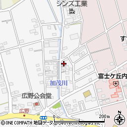 静岡県磐田市富丘155-2周辺の地図