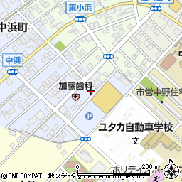 愛知県豊橋市中浜町201周辺の地図