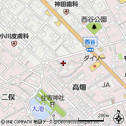 兵庫県加古川市平岡町西谷188周辺の地図