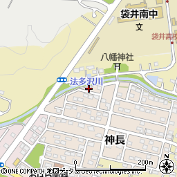 静岡県袋井市神長27-3周辺の地図