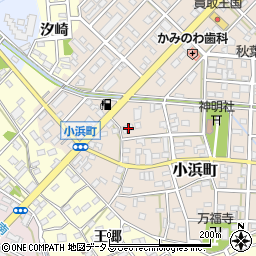 愛知県豊橋市小浜町21周辺の地図