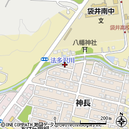 静岡県袋井市神長27周辺の地図