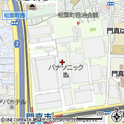 大阪府門真市松葉町周辺の地図
