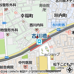 大阪府門真市幸福町4-22周辺の地図