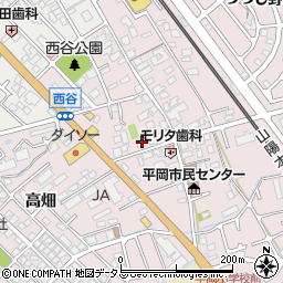 兵庫県加古川市平岡町西谷153周辺の地図