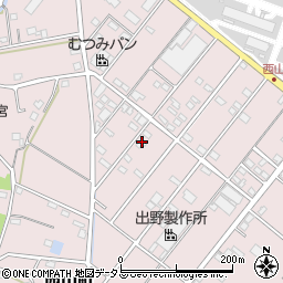 静岡県浜松市中央区西山町111周辺の地図