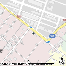 静岡県浜松市中央区西山町17周辺の地図