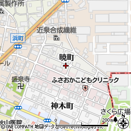 大阪府守口市暁町1-13周辺の地図