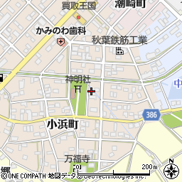 愛知県豊橋市小浜町82周辺の地図