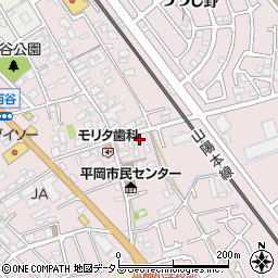 兵庫県加古川市平岡町西谷115周辺の地図