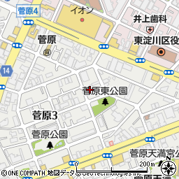 大坂建築設計室周辺の地図