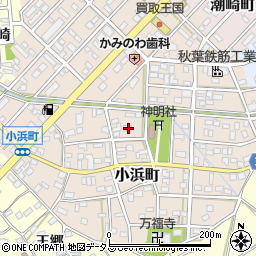 愛知県豊橋市小浜町52周辺の地図