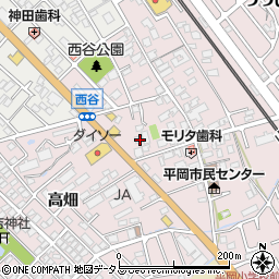 兵庫県加古川市平岡町西谷199周辺の地図