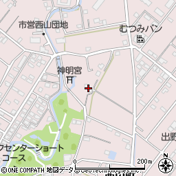 静岡県浜松市中央区西山町754周辺の地図