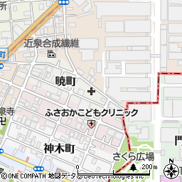 大阪府守口市暁町4周辺の地図