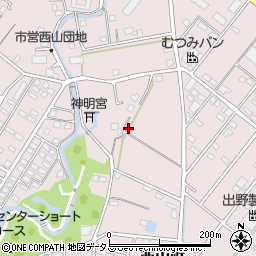 静岡県浜松市中央区西山町757周辺の地図