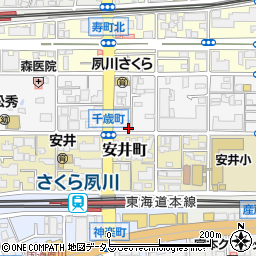 クレインコート夙川周辺の地図