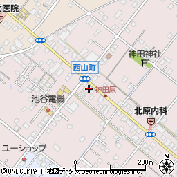 静岡県浜松市中央区西山町2280周辺の地図