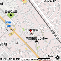 兵庫県加古川市平岡町西谷152周辺の地図