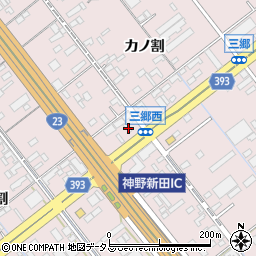 愛知県豊橋市神野新田町ワノ割82周辺の地図