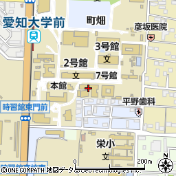 愛知大学短期大学部周辺の地図