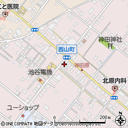 静岡県浜松市中央区西山町2283周辺の地図