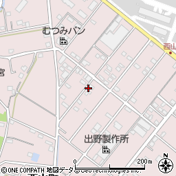 静岡県浜松市中央区西山町112周辺の地図