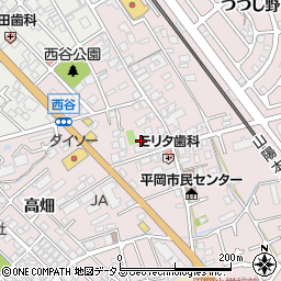 兵庫県加古川市平岡町西谷158周辺の地図