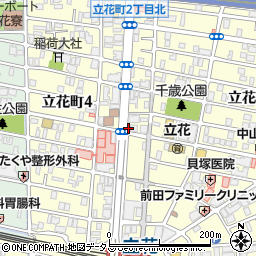 ポーラ化粧品新尼崎営業所周辺の地図