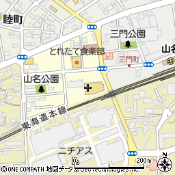 静岡県袋井市山名町1周辺の地図
