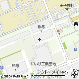 静岡県袋井市西田88-1周辺の地図