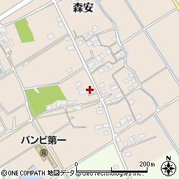 兵庫県加古郡稲美町森安22周辺の地図