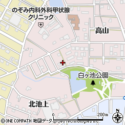 愛知県豊橋市飯村町高山26-4周辺の地図