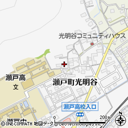 岡山県岡山市東区瀬戸町光明谷343周辺の地図