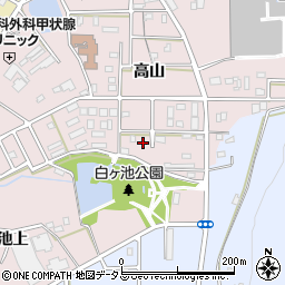 愛知県豊橋市飯村町高山43-8周辺の地図