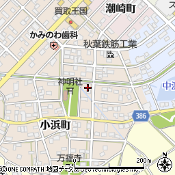 愛知県豊橋市小浜町81周辺の地図