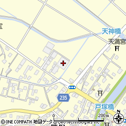 静岡県牧之原市勝俣1589周辺の地図