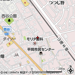 兵庫県加古川市平岡町西谷113周辺の地図
