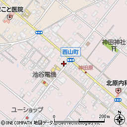 静岡県浜松市中央区西山町2288周辺の地図