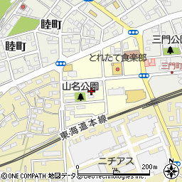 静岡県袋井市山名町周辺の地図