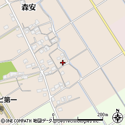 兵庫県加古郡稲美町森安448周辺の地図