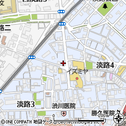 キッチンオリジン　淡路店周辺の地図