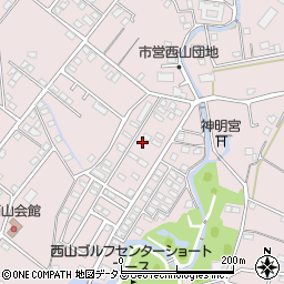 静岡県浜松市中央区西山町2043周辺の地図