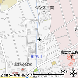 静岡県磐田市富丘136周辺の地図